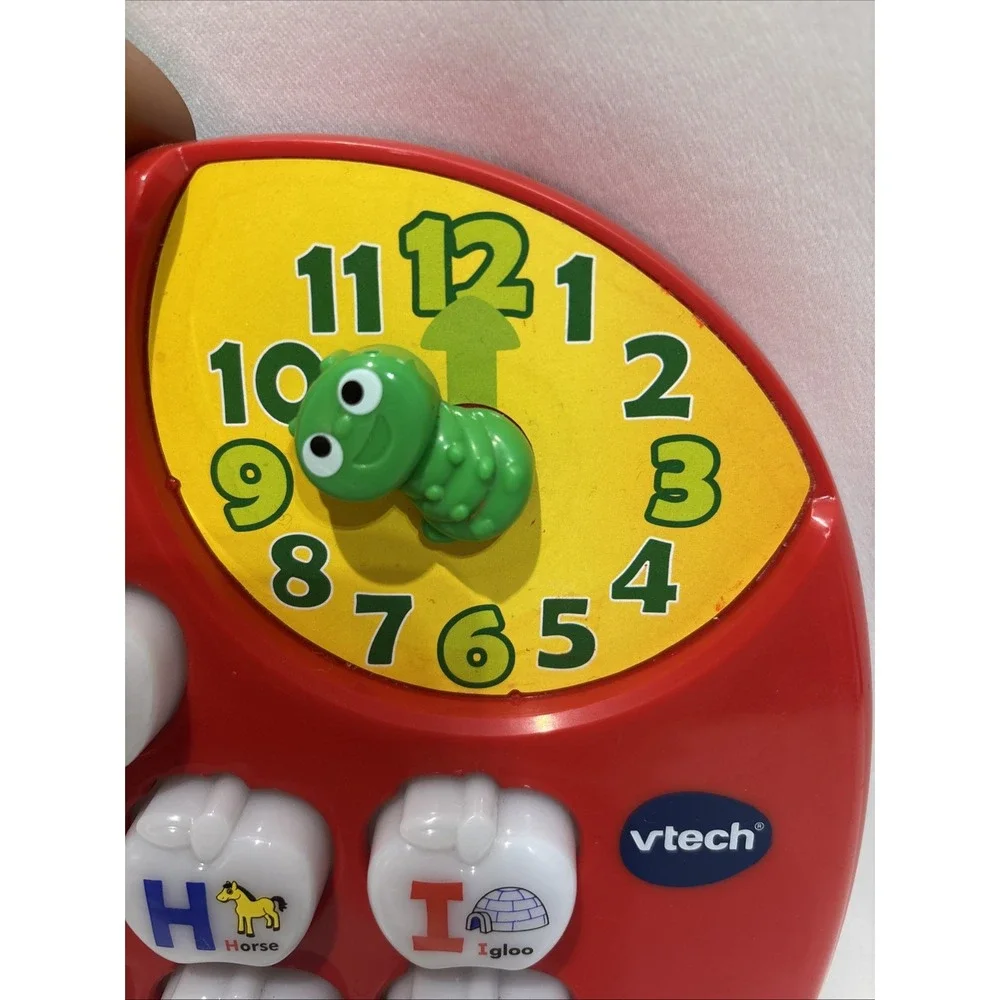 Vtech Alphabet Apple Light Up Talking Learning System Toy WORKING Homeschool